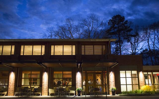 Building at night