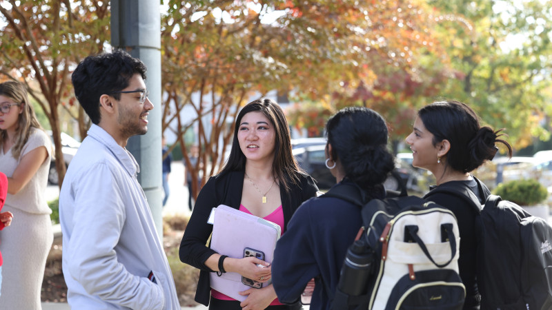 Scholars gathering at the Foundation