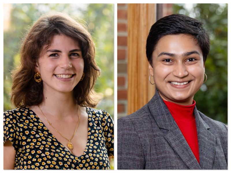 Mary Cotter and Anisha Jarang